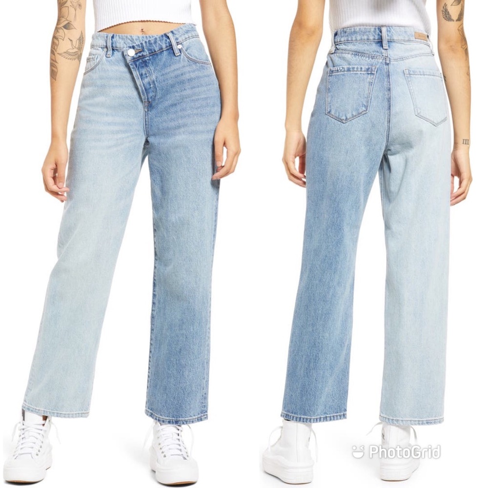 Blank NYC Overlap Baxter Ribcage Straight Jeans Two Tone - Picture 13 of 13